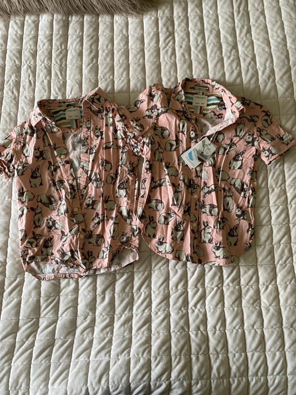 Denim & Flower sibling shirts
